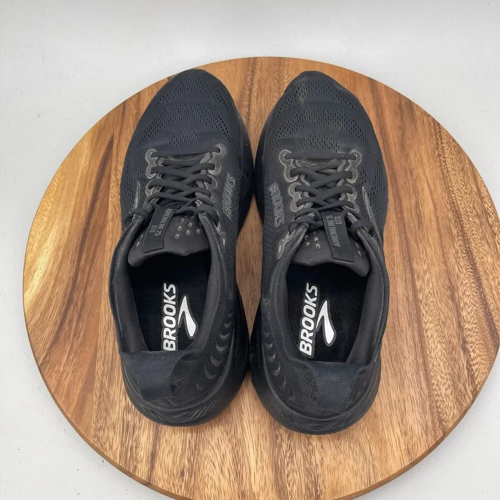 Brooks Adrenaline GTS 25 Shoes Mens Size 11.5 2E Black Running Comfort Walking
